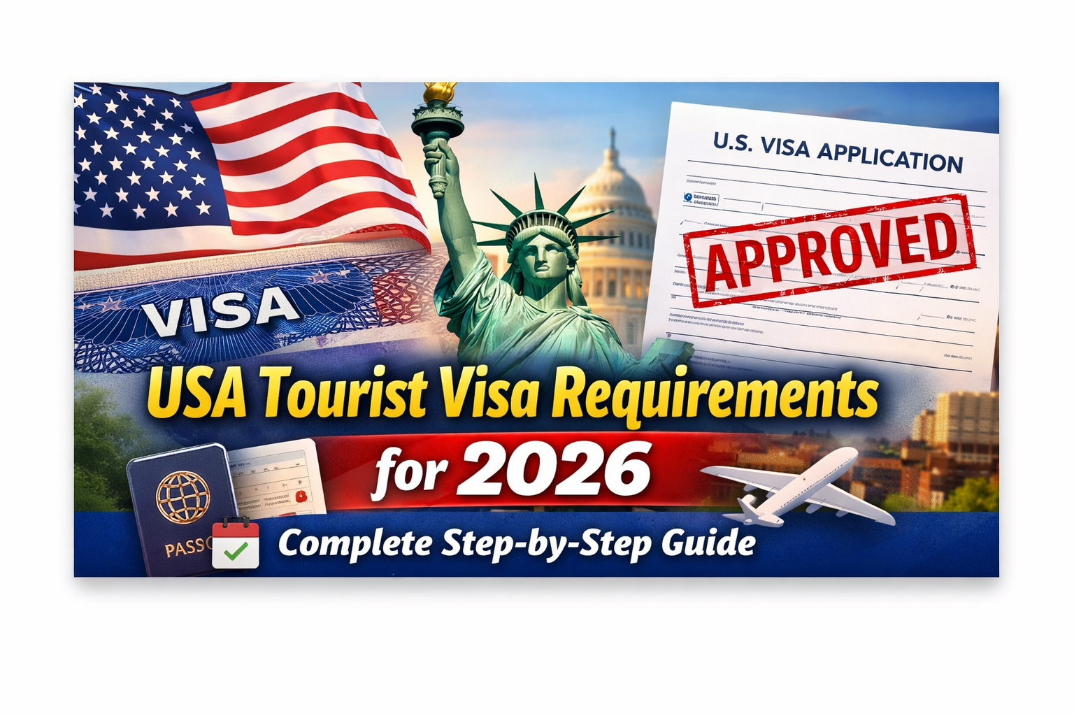 USA Tourist Visa Requirements for 2026: Complete Step-by-Step Guide