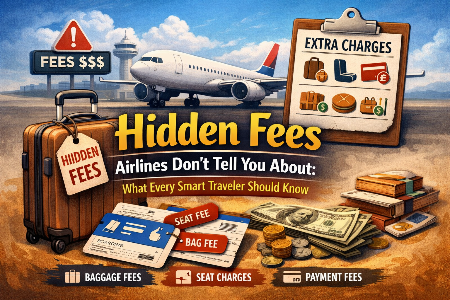 Hidden Fees Airlines Don’t Tell You About: What Every Smart Traveler Should Know