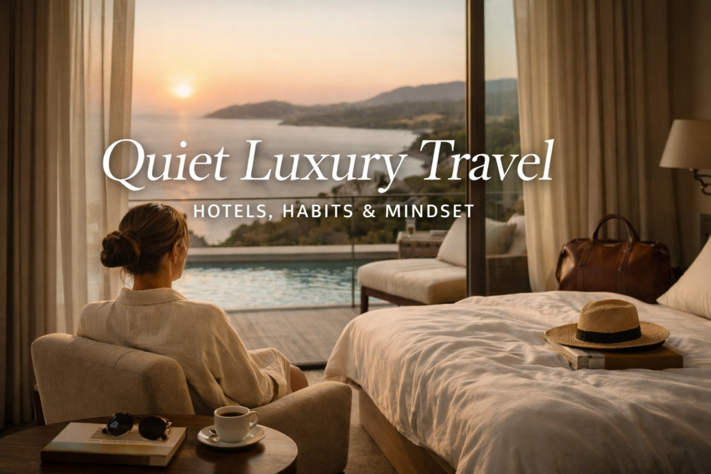 Quiet Luxury Travel Hotels, Habits & Mindset